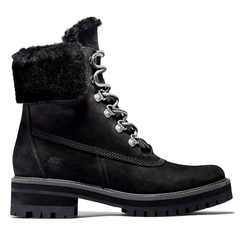 Bototos Timberland Mujer 6-Inch Courmayeur Valley Waterproof Negras - Chile NQI-643957